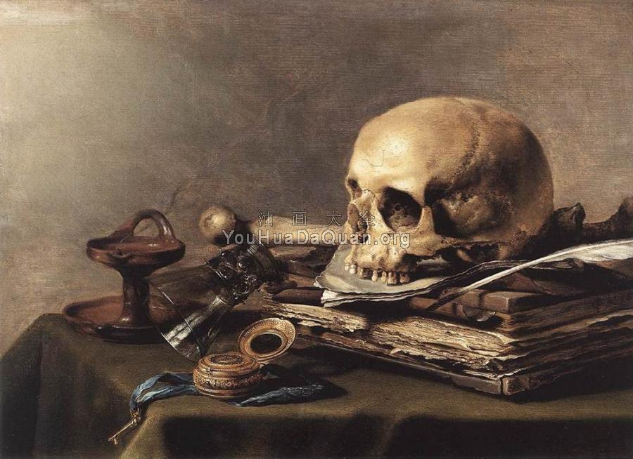 Vanitas Still Life - 彼得·克莱兹
